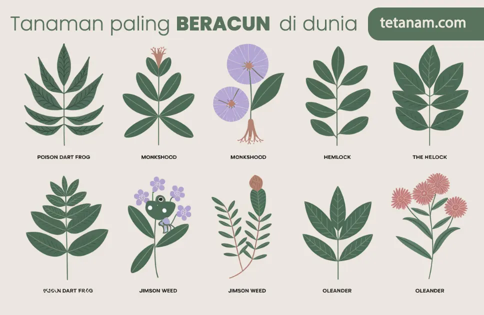 tanaman paling beracun didunia