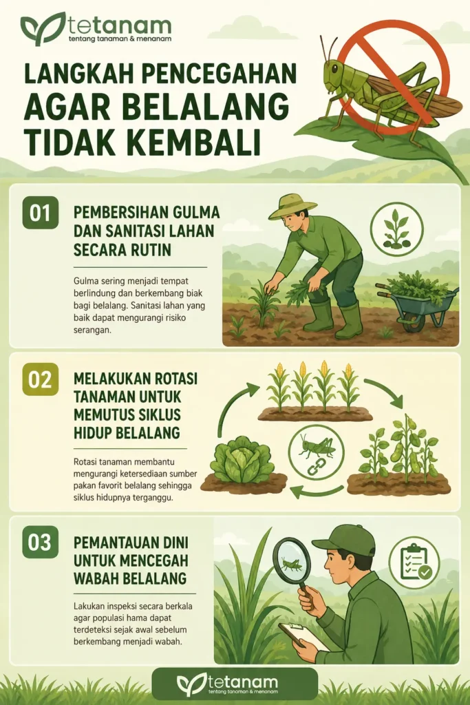 mengatasi hama belalang